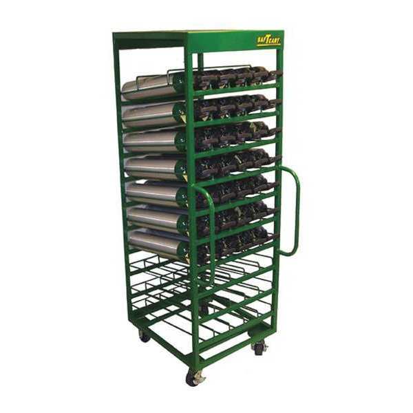 Saftcart Cylinder Trolley, 78 In. H, 2400 lb. MDE-50H