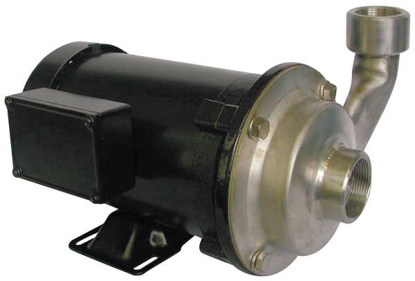 Dayton Pump, Centrifugal, SS, 1 HP, 3 PH 5WXT5