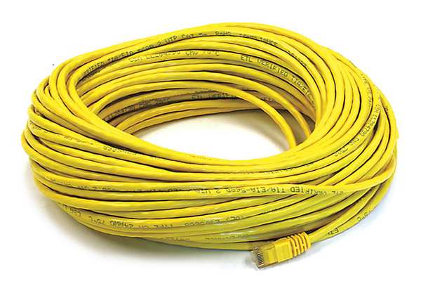 Monoprice Ethernet Cable, Cat 6, Yellow, 100 ft. 2332