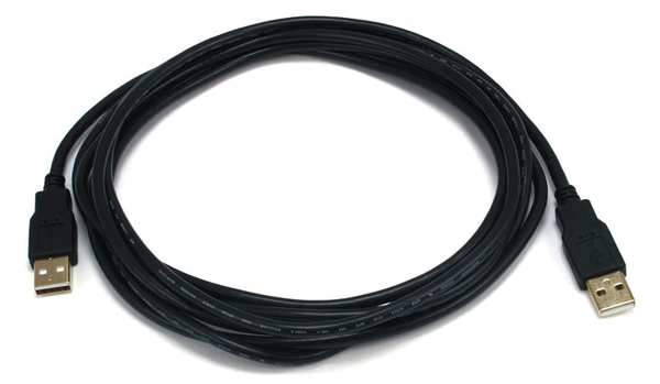 Monoprice USB 2.0 Cable, 10 ft.L, Black 5444