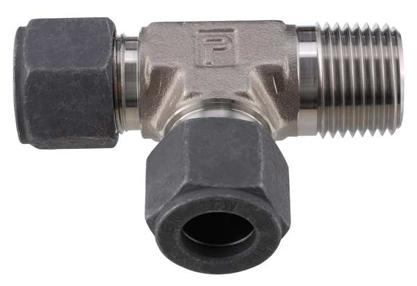 12MA12N-316 - Parker Tube Fitting, NPT Tube End Male Adapter - A-LOK Series