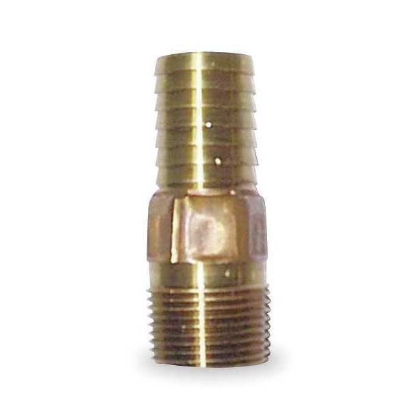 Campbell Male Adapter, 1/2 x 1/2 In, Red Brass MAB-2