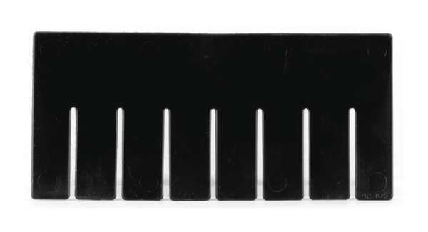 Akro-Mils Plastic Divider, Black, 6 PK 42105