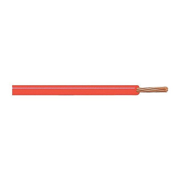 Carol Hookup Wire, CSA TEW, UL 1015, 18 AWG, 100 ft, Red, Color-Coded PVC Insulation C2103A.12.03