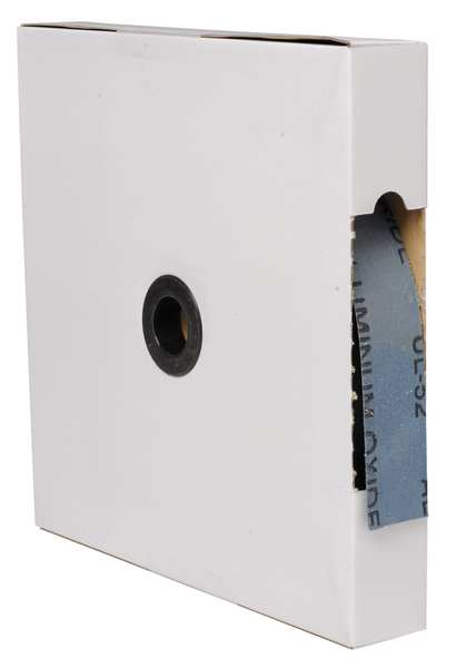 Zoro Select Abrasive Roll, 1-1/2" Wx150 ft.L, 240G, Blu 072389-0