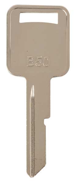 Zoro Select Key Blank, B50, PK25 5ZLF8