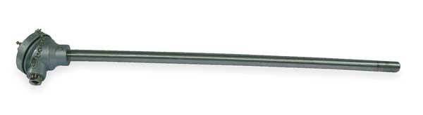 Tempco Thermocouple Probe, Type J, 12 in. L TCS00014