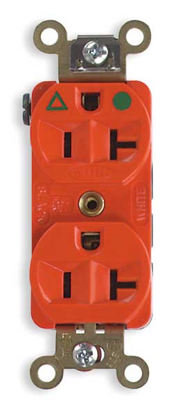 Hubbell 20A Duplex Receptacle 125VAC 5-20R OR IG8300