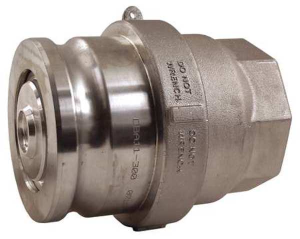 Dixon Dry Disconnect Adapter, 4 x 3 In, 120 psi DBA11-300