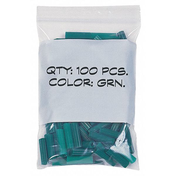 Zoro Select Reclosable Poly Bag Zipper Seal 3" x 2", 2 mil, Clear, Pk1000 5CNU9