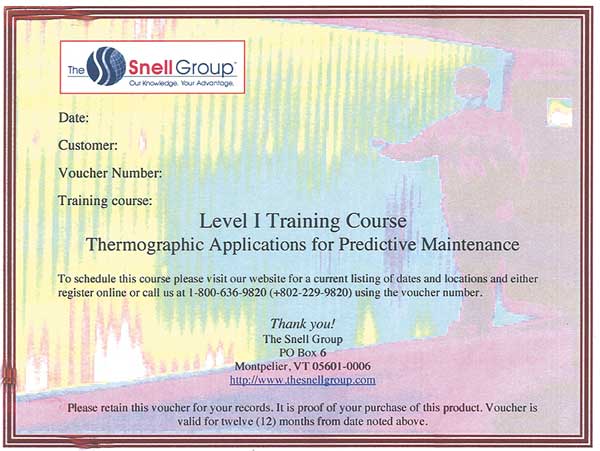 The Snell Group Level I Thermography Training, Predictive SNELL-LI-PDM