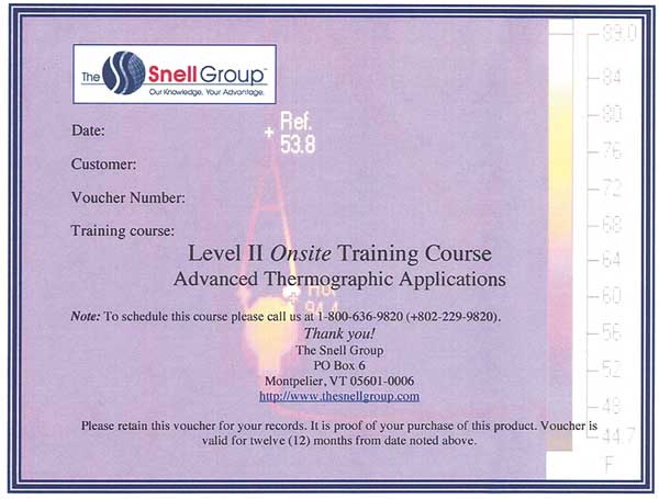 The Snell Group Level II Thermography Training, Onsite SNELL-L2-ON-PDM