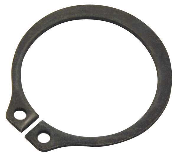Zoro Select External Retaining Ring, Steel Black Phosphate Finish, 3 mm Shaft Dia, 100 PK DSH-3ST PA