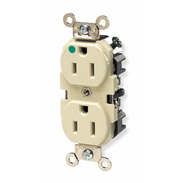 Leviton Receptacle 8200-GY