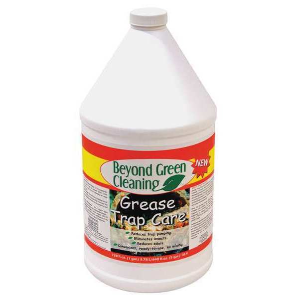 Beyond Green Cleaning Grease Trap/Drain Treatment, 1 gal., PK4 9300-001