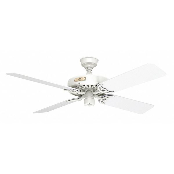 Hunter Indoor/Outdoor Ceiling Fan, 52" Blade Dia., 1 Phase, 120 23845