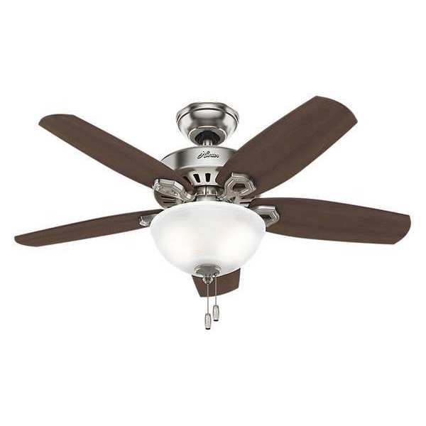 Hunter Decorative Ceiling Fan, 42" Blade Dia., 1 Phase, 120 52219