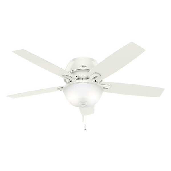 Hunter Decorative Ceiling Fan, 52" Blade Dia., 1 Phase, 120 53343