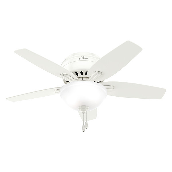Hunter Decorative Ceiling Fan, Low Pro, 42" Blade Dia., 1 Phase, 120 51080