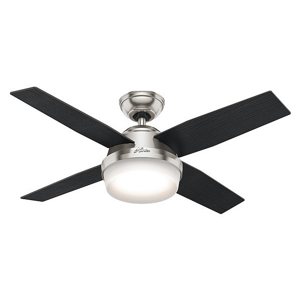 Hunter Decorative Ceiling Fan, 44" Blade Dia., 1 Phase, 120 59245