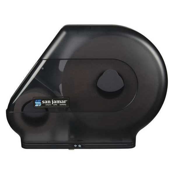 San Jamar Quantum Quantum Jumbo Jumbo Toilet Tissue Dispenser, 12-13", Bk R6500TBK