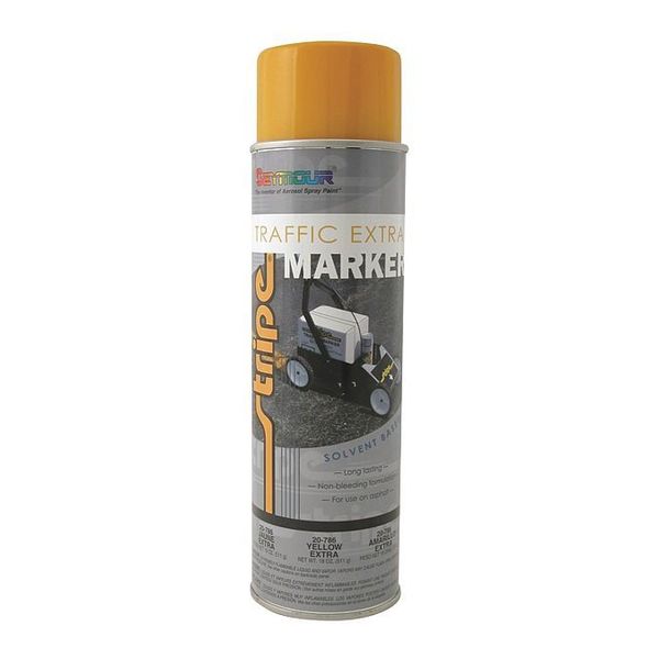 Seymour Of Sycamore Traffic Marking Paint, 18 oz., Yellow, Solvent -Based 20-786