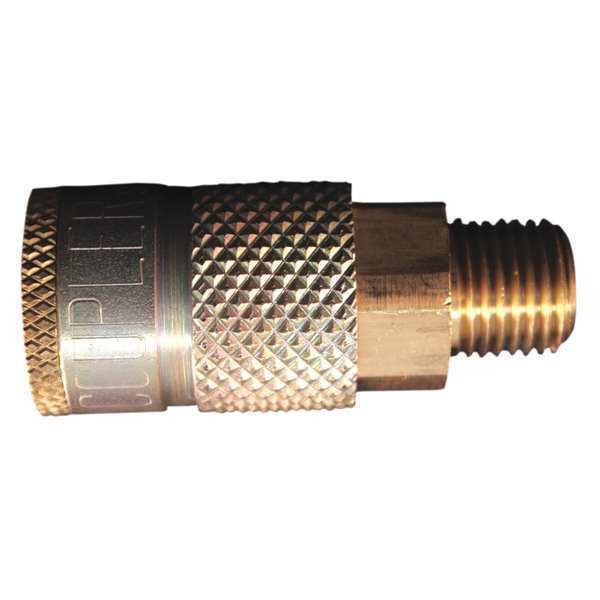 Milton T Style Coupler, 1/4" MNPT, PK10 786