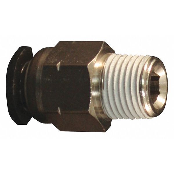 Milton 10 PK PTC Tube Fitting, 3/8" MNPT, 3/8" OD, PK10 2200-10