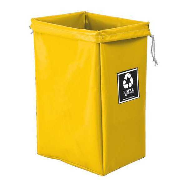 Royal Basket Trucks Hamper Bag, Yellow Vinyl, Enviro R00-YYX-EBN