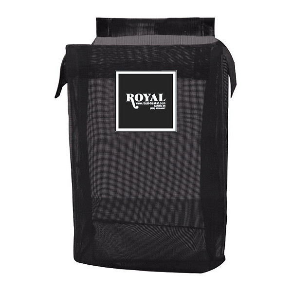 Royal Basket Trucks Repl Bag, 35 gal., Black Mesh R35-KKX-LMN