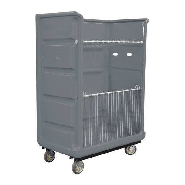 Royal Basket Trucks Turnabout Trk, 48 Cu ft., Gray, Wire, A R48-GRX-TAA-6UNN