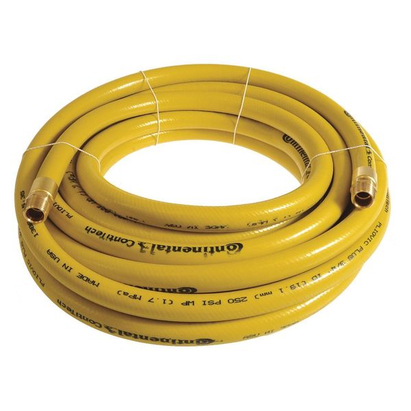 Continental Contitech 3/4" x 75 ft PVC Coupled Multipurpose Air Hose 250 psi YL PLY07525-75-11