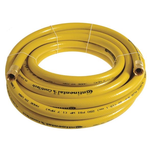 Continental Contitech 3/4" x 50 ft PVC Coupled Multipurpose Air Hose 250 psi YL PLY07525-50-41