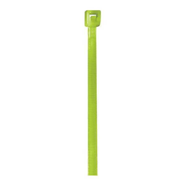 Partners Brand Colored Cable Ties, 18#, 4", Fluorescent Green, 1000/Case CT422G