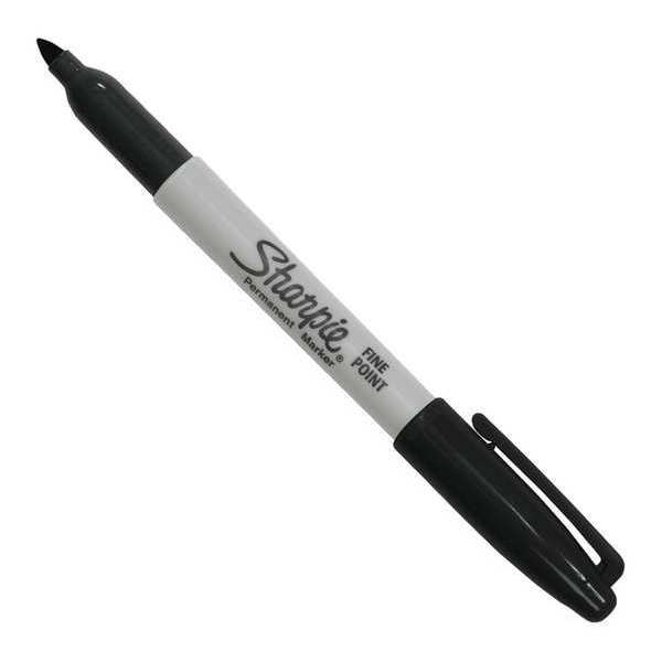 Sharpie Sharpie® Fine Point Permanent Markers, Black, 12/Case MK301BK