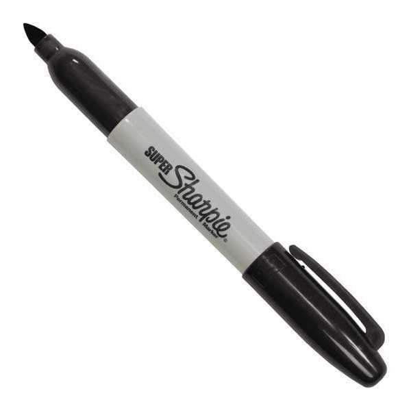 Sharpie Super Sharpie® Markers, Black, 12/Case MK305BK