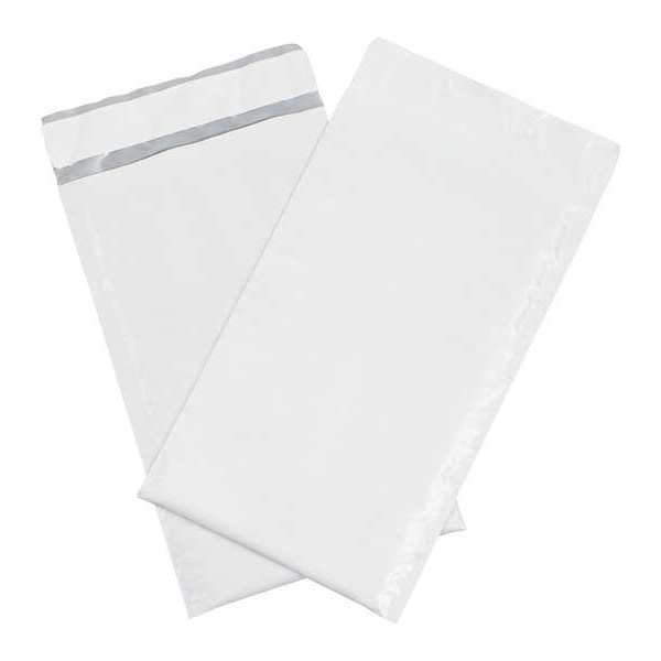 Partners Brand Bubble Lined Poly Mailers, 5" x 10", White, 250/Case B829