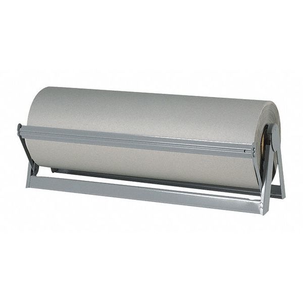 Partners Brand Bogus Kraft Paper Roll, 60#, 24" x 600', Gray, 1 Roll KPB2460