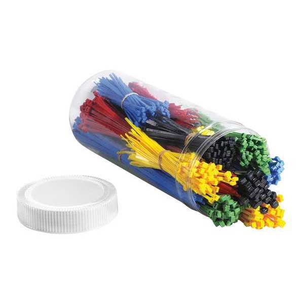 Partners Brand Cable Tie Kit , Assorted, Assorted Colors, 1000/Case CTKIT15