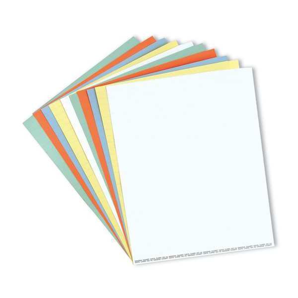 Magna Visual Data Cards, 5 Colors 8.5x11", PK10 DC-30M