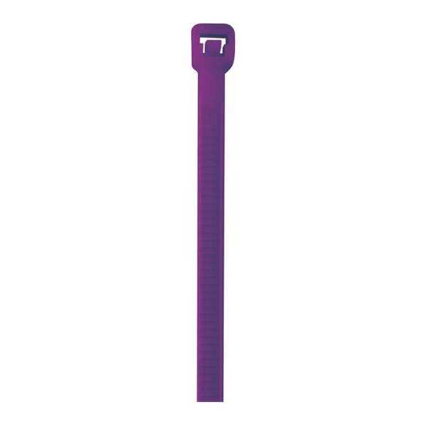 Partners Brand Colored Cable Ties, 40#, 8", Purple, 1000/Case CT444E