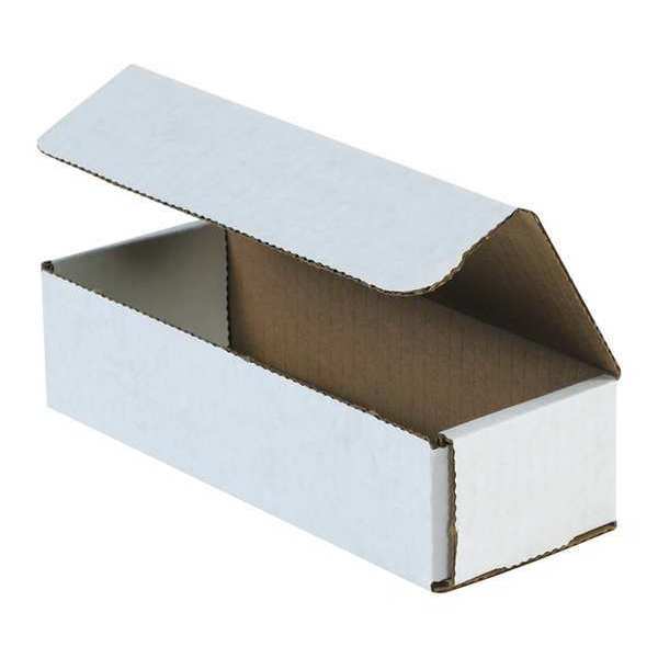 Zoro Select Corrugated Mailers, 12" x 4" x 2", White, 50/Bundle M1242