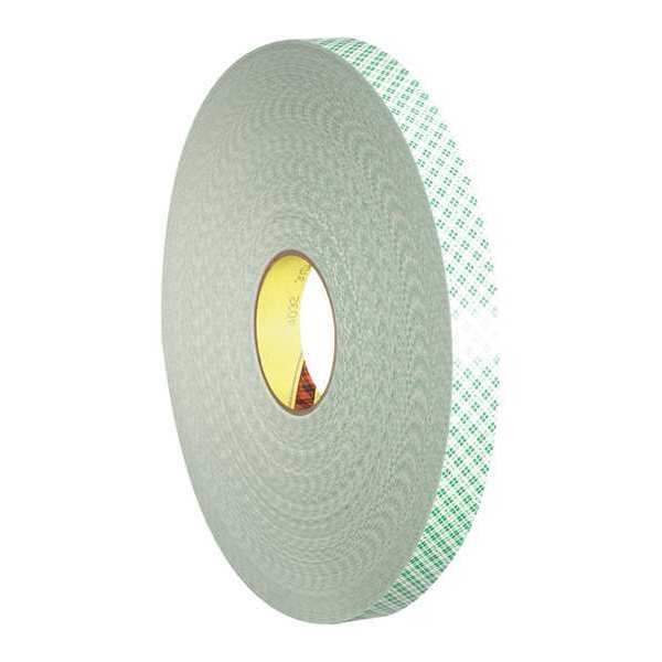 3M Dbl Side Foam Tape, 1"x72 yds., 1/32", Natural, PK9 T9554032