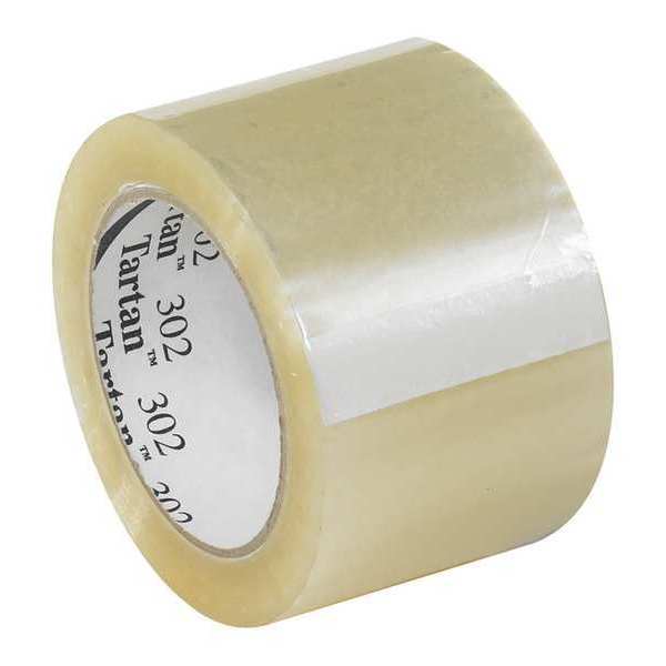 Tartan 3M™ 302 Carton Sealing Tape, 1.6 Mil, 3" x 110 yds., Clear, 24/Case T905302