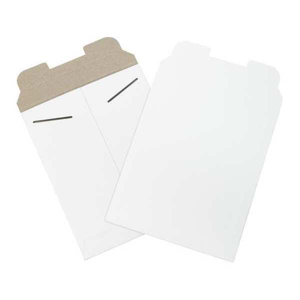 Partners Brand Flat Mailers, 9" x 11-1/2", White, 100/Case RM2W