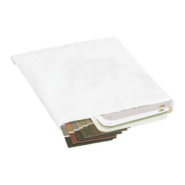 Partners Brand Flat Merchandise Bags, 8 1/2" x 11", White, 2000/Case BGM103W