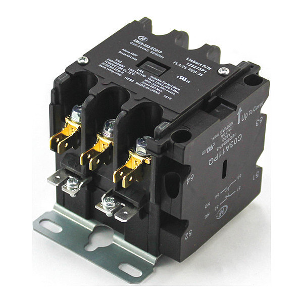 Liebert Contactor, 3P, 30A, 24V, Aux NO/NC 123273P1