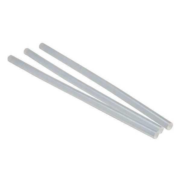 3M Hot Melt Adhesive, Clear, Diameter 1/2 in, Length 10 in, PK 11 3750AE-CLEAR