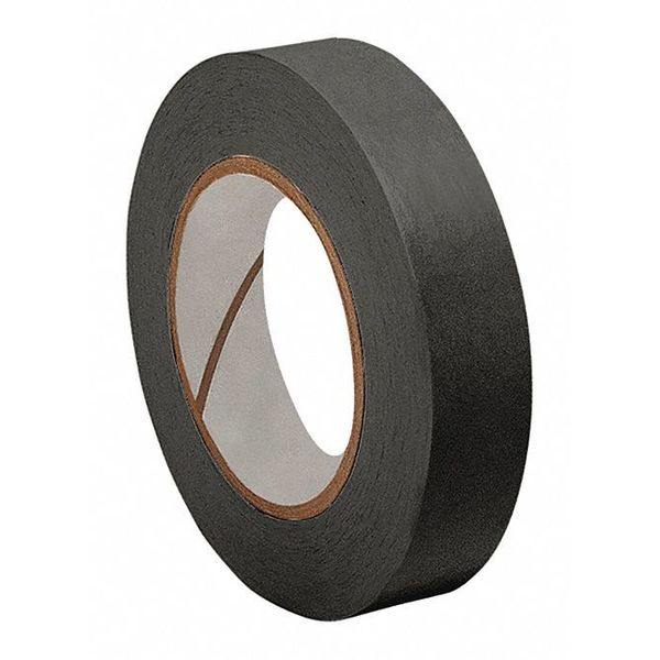 Tapecase Masking Tape, Black, 0.5"x60 yd. TC602-BLACK