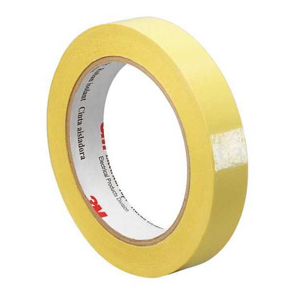 3M Electrical Tape, Yellow, 0.47" x 72 yd. 56